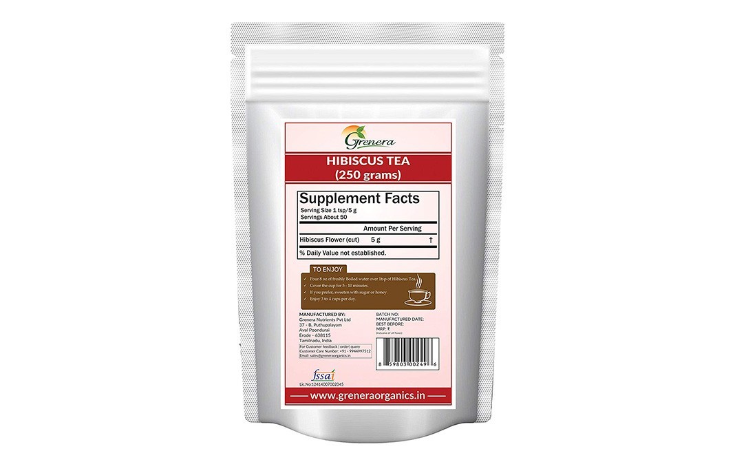Grenera Hibiscus Tea    Pack  250 grams